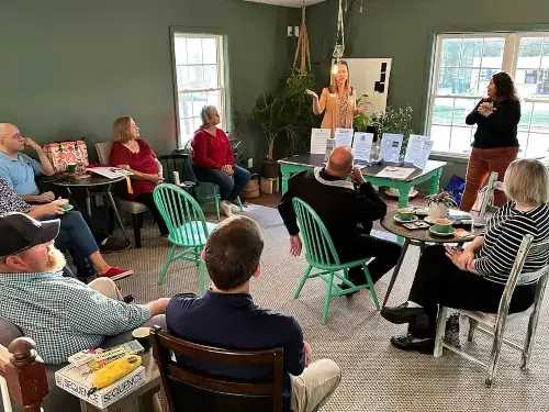 Chamber Chatter held at Blackwater Roasters in Seneca, SC